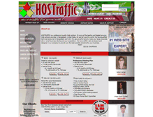 Tablet Screenshot of hostraffic.com